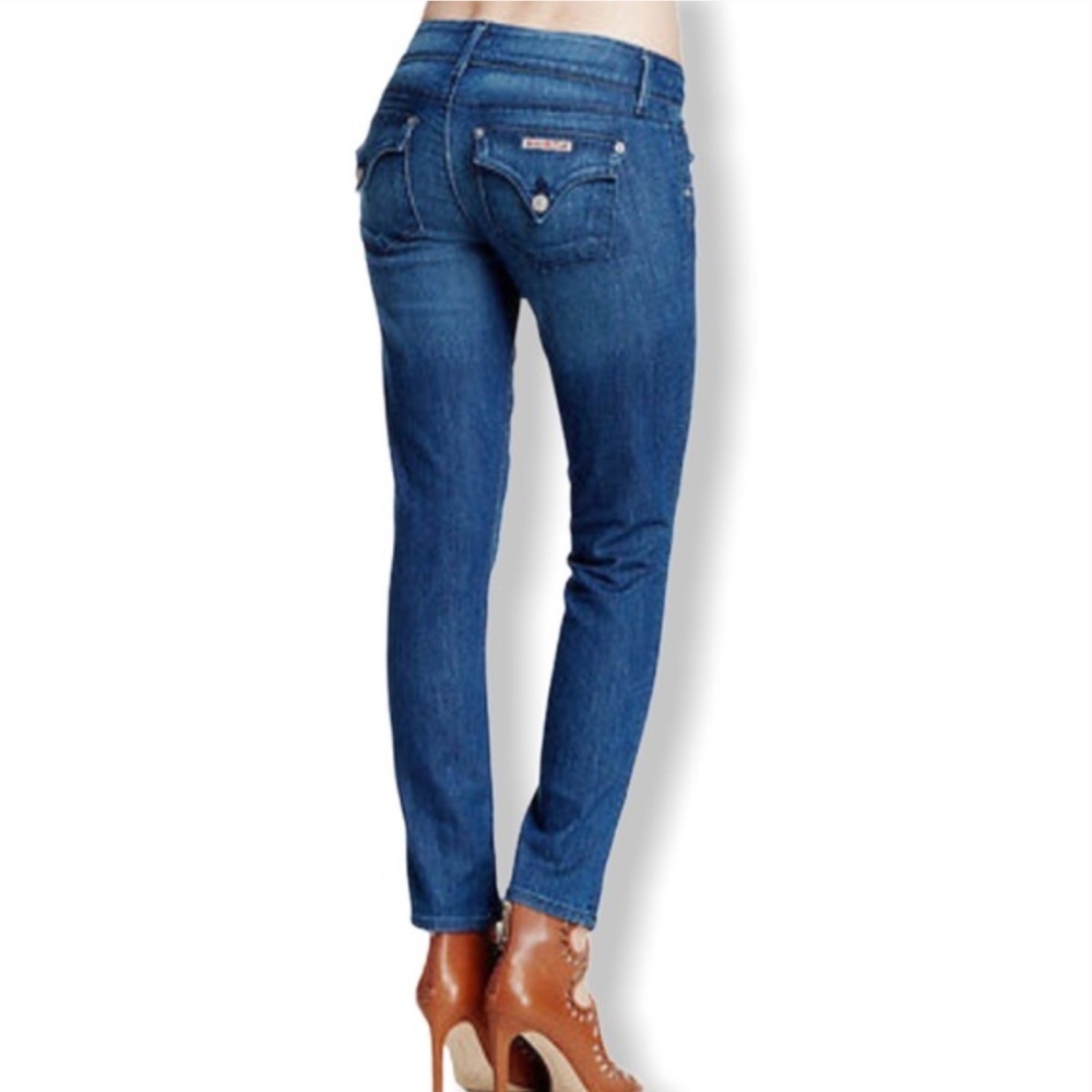 Hudson Jeans Crop Collin Flap Skinny Jeans Adventure Wash - 26
